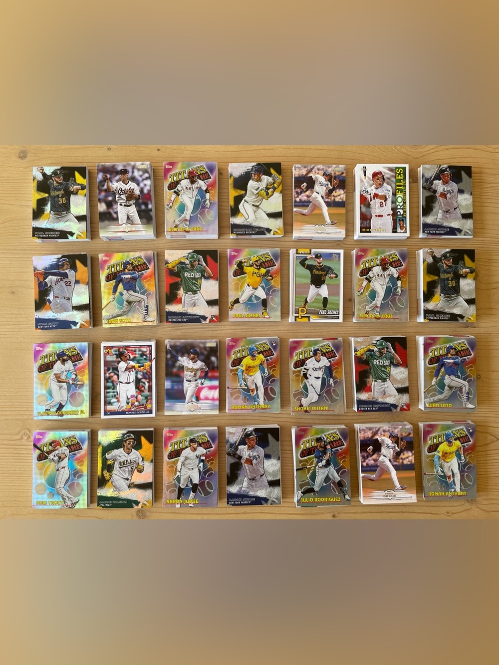 HUGE 700+ Topps MLB Baseball Card Lot - Rookies Inserts Parallels Stars